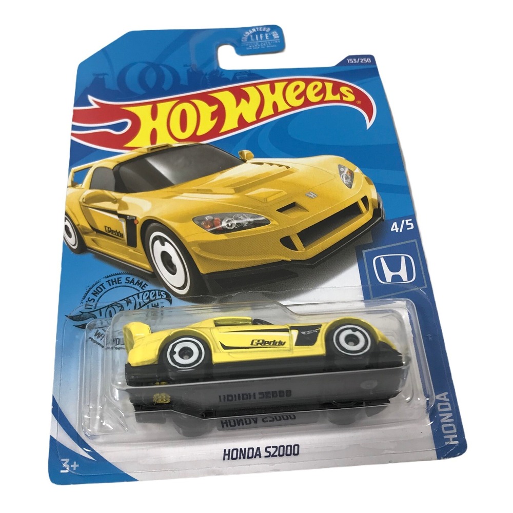 New Mattel 2017 Hot Wheels 1:64 Die Cast Yellow Honda S2000 4/5‎ (153/250)